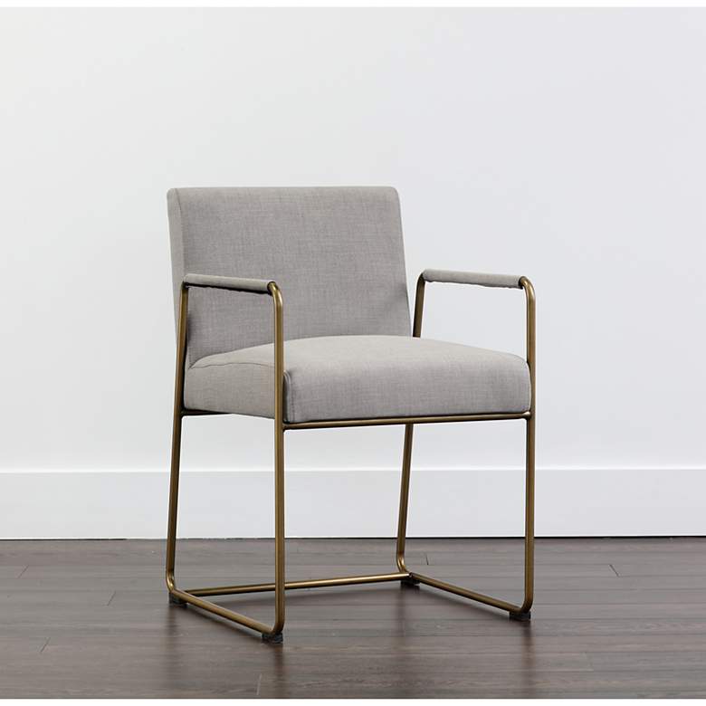 Image 1 Sunpan Balford Dining Armchair Arena Cement
