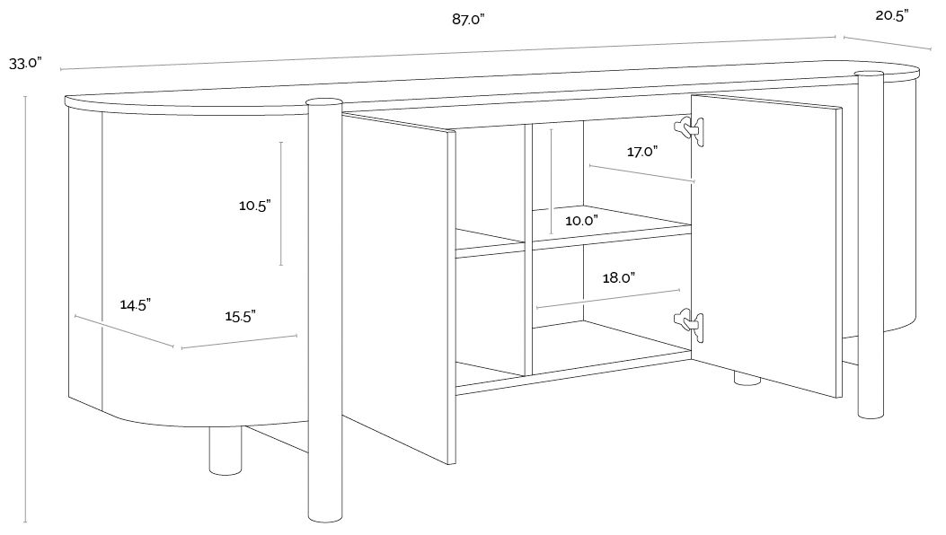 Sunpan Banyan Sideboard