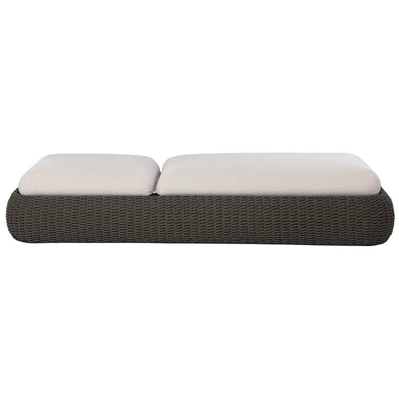 Image 3 Sunpan Barcelona Lounger Gray Palazzo Cream more views