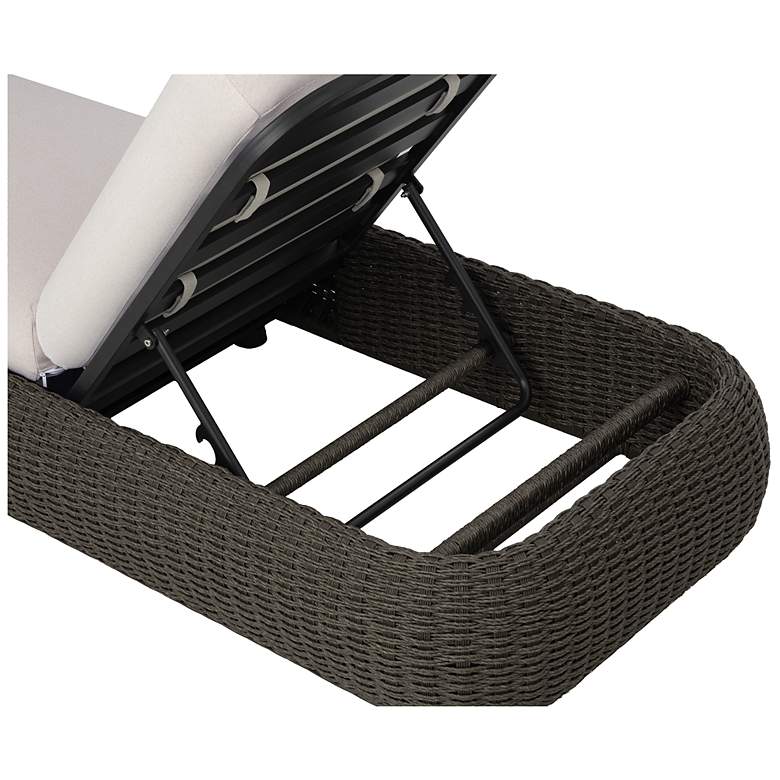 Image 7 Sunpan Barcelona Lounger Gray Palazzo Cream more views