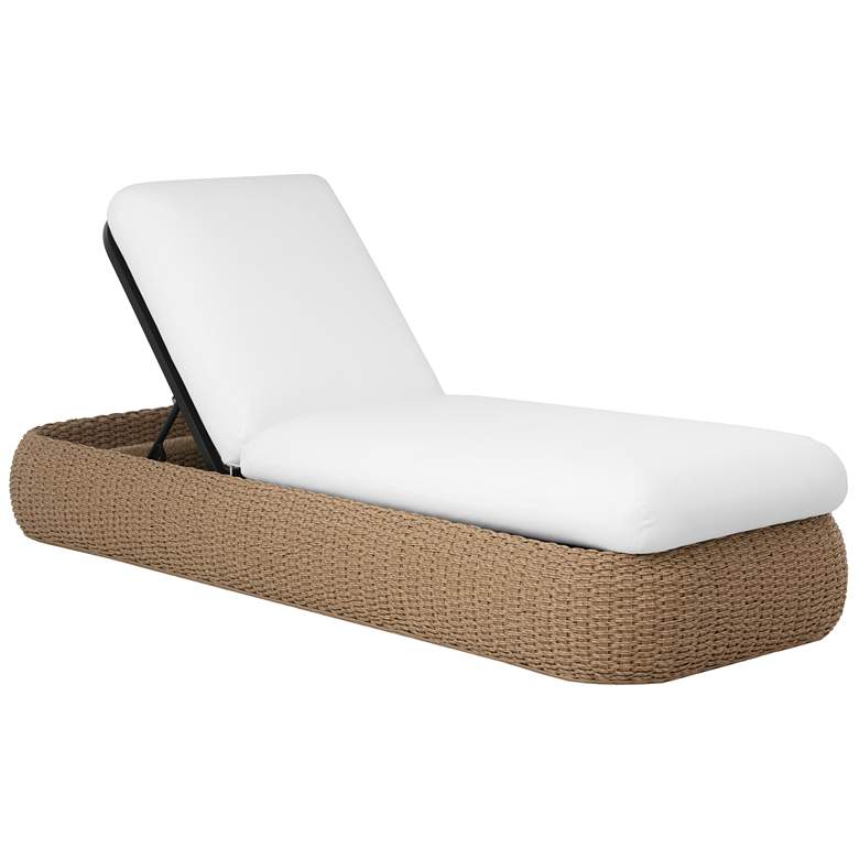Image 1 Sunpan Barcelona Lounger Natural Stinson White