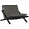 Sunpan Bari Lounge Chair Charcoal Gracebay Gray