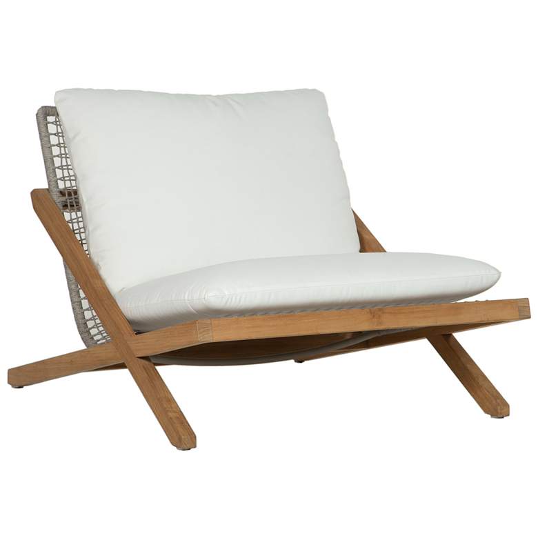 Image 1 Sunpan Bari Lounge Chair Natural Stinson White