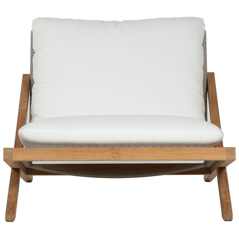 Image 2 Sunpan Bari Lounge Chair Natural Stinson White more views