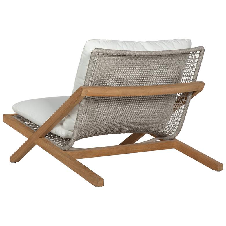 Image 4 Sunpan Bari Lounge Chair Natural Stinson White more views