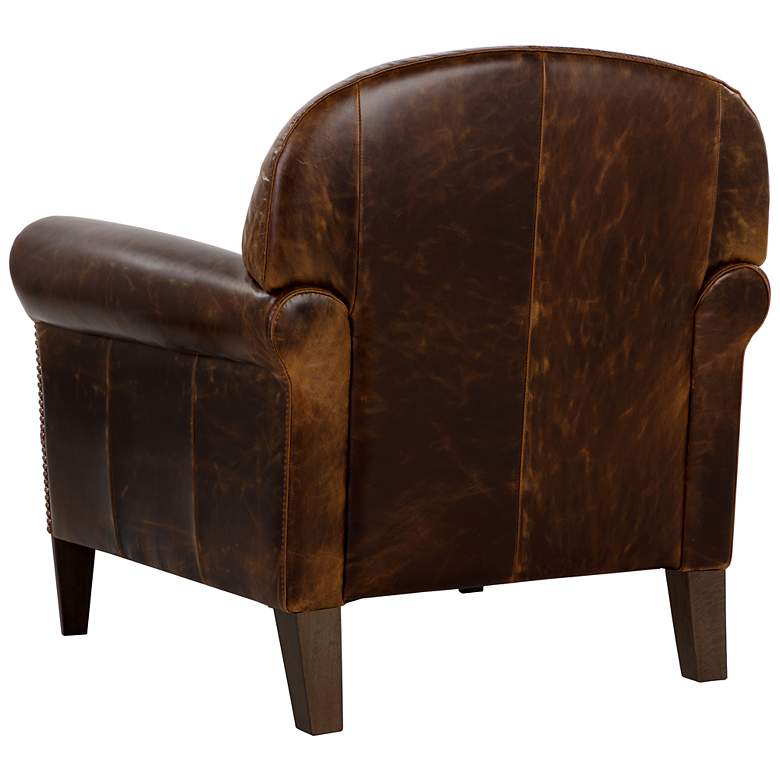 Image 4 Sunpan Bastoni Lounge Chair Chocolate Leather more views