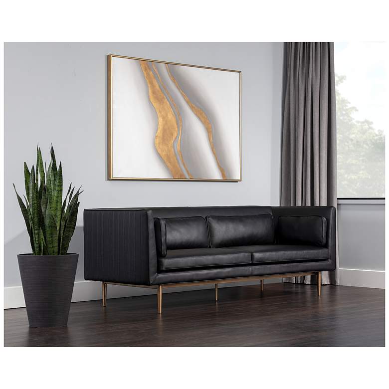 Image 3 Sunpan Batavia Sofa Vintage Black more views