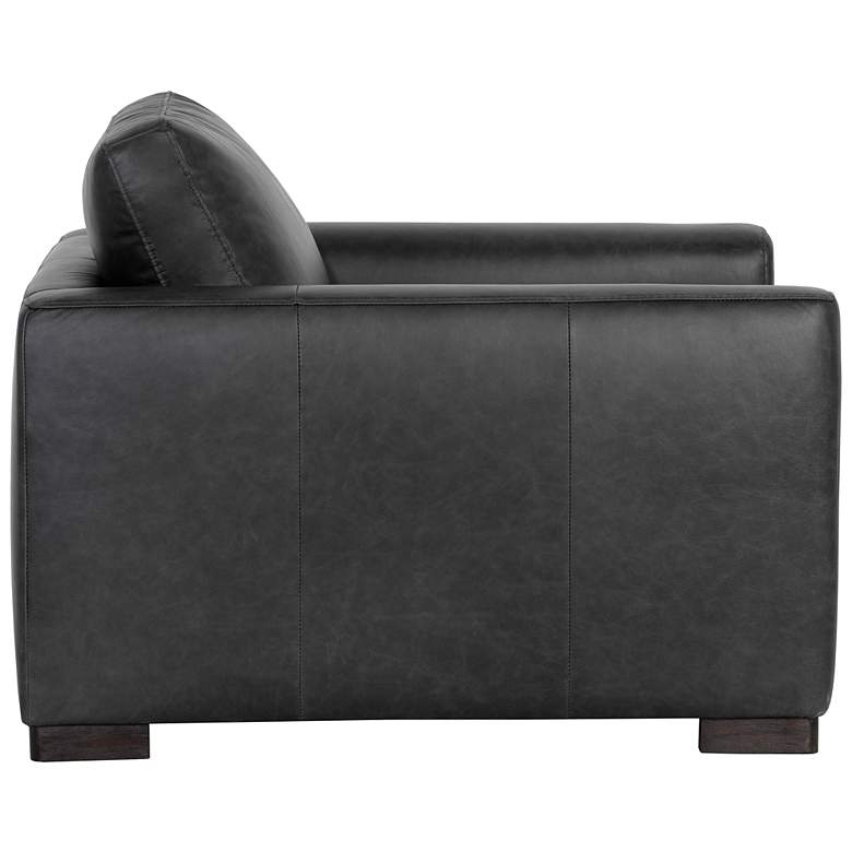 Image 4 Sunpan Baylor Armchair Marseille Black Leather more views