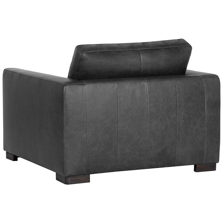 Image 5 Sunpan Baylor Armchair Marseille Black Leather more views