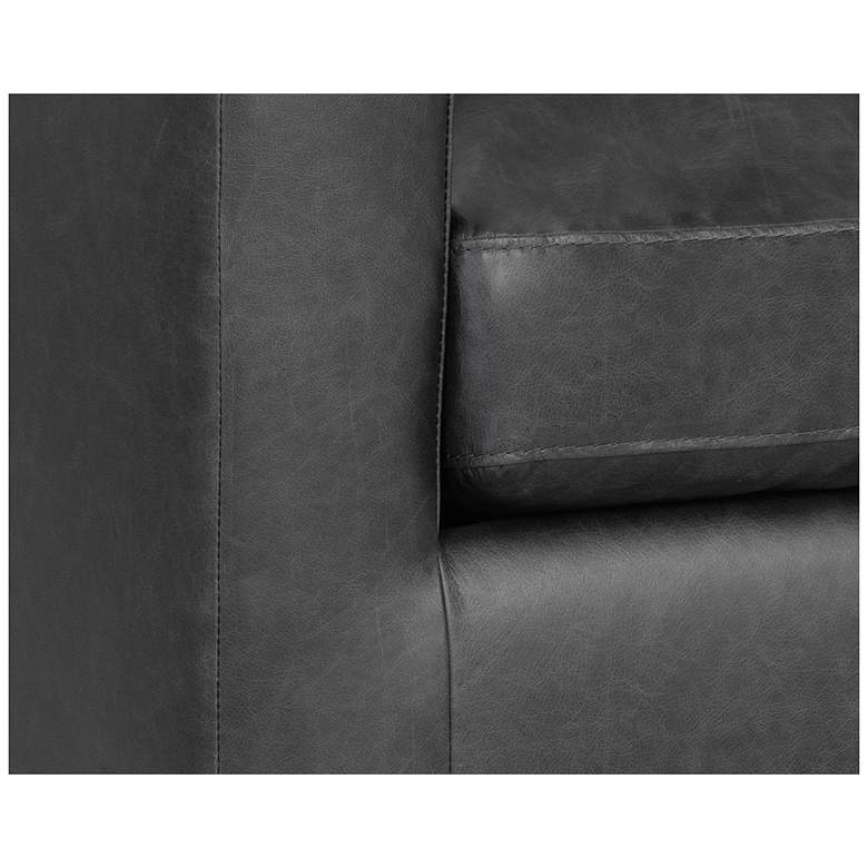Image 6 Sunpan Baylor Armchair Marseille Black Leather more views