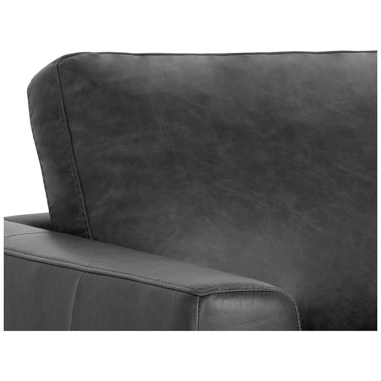 Image 7 Sunpan Baylor Armchair Marseille Black Leather more views