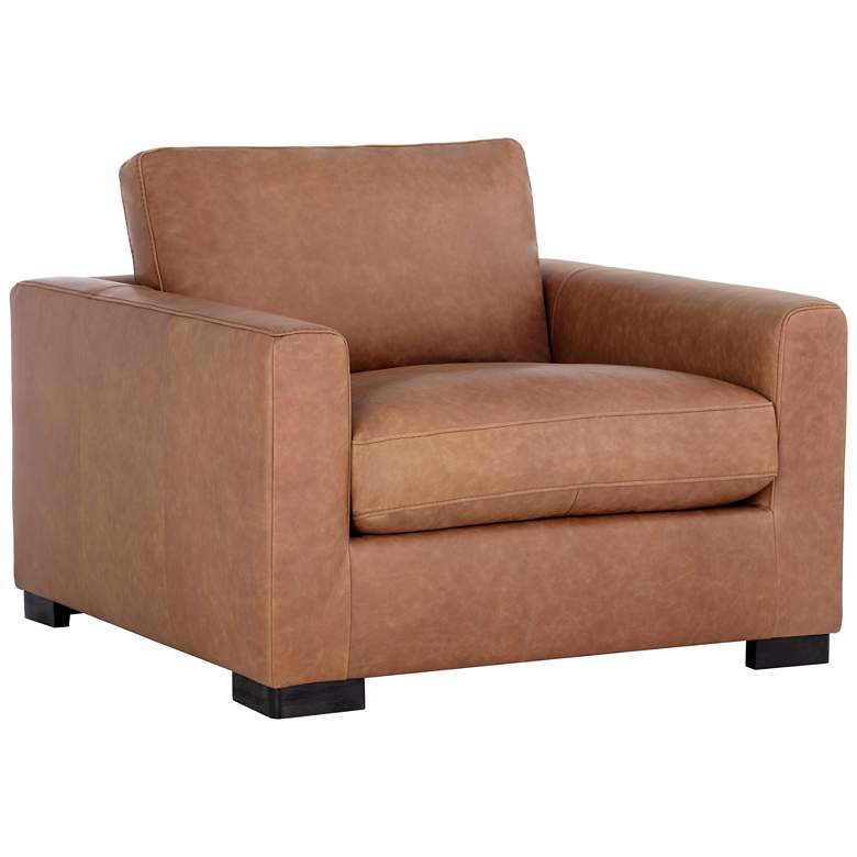 Image 2 Sunpan Baylor Armchair Marseille Camel Leather