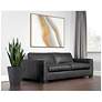 3_Sunpan Baylor Sofa Marseille Black Leather more views