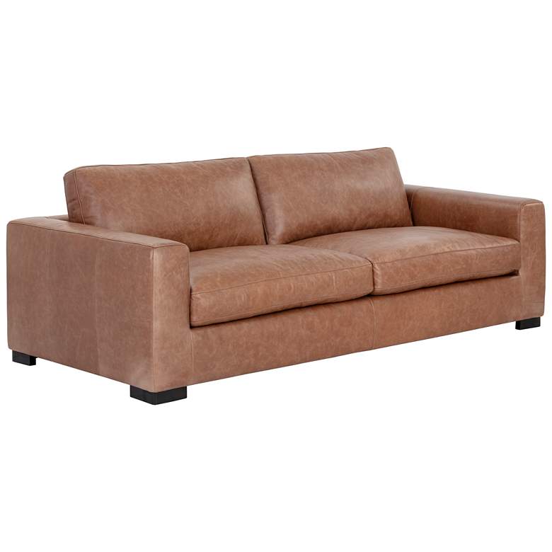 Image 1 Sunpan Baylor Sofa Marseille Camel Leather