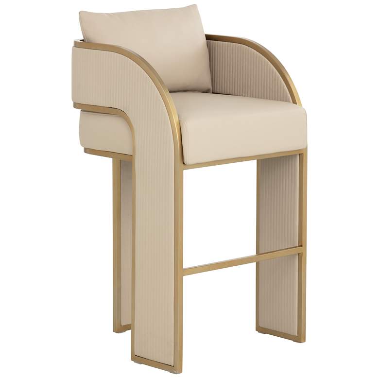 Image 1 Sunpan Baz Barstool Napa Beige