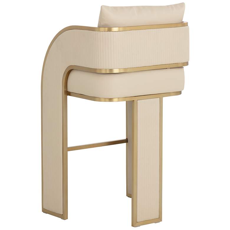 Image 4 Sunpan Baz Barstool Napa Beige more views
