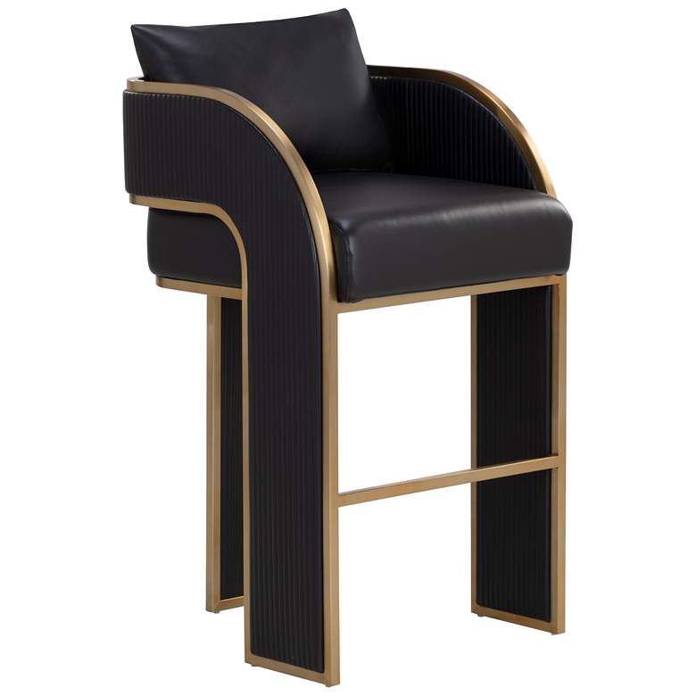 Image 1 Sunpan Baz Barstool Napa Black