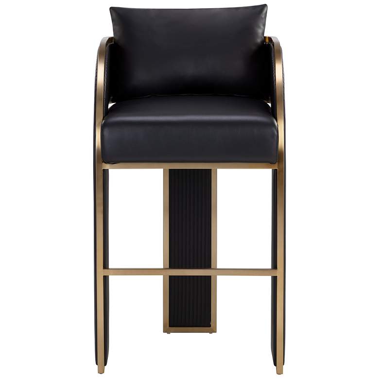Image 2 Sunpan Baz Barstool Napa Black more views