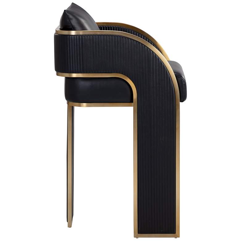 Image 3 Sunpan Baz Barstool Napa Black more views