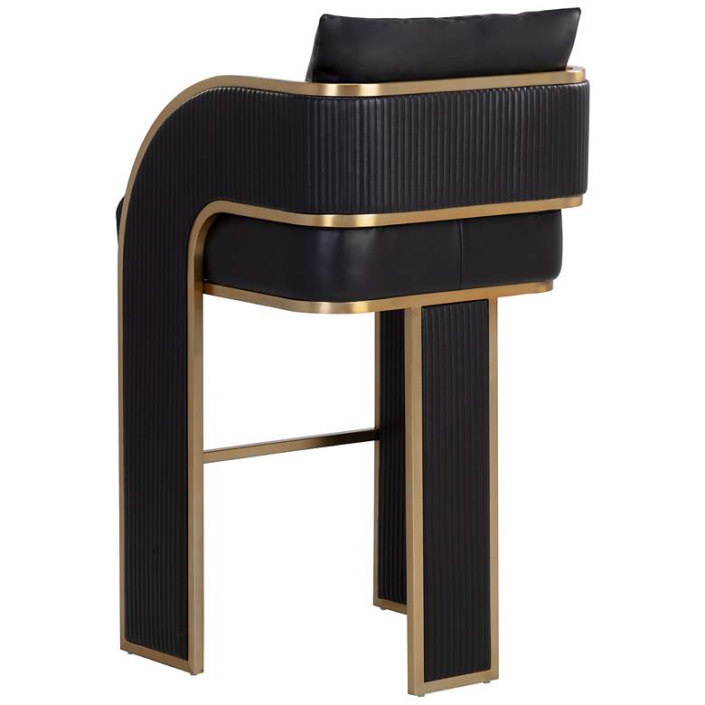 Image 4 Sunpan Baz Barstool Napa Black more views