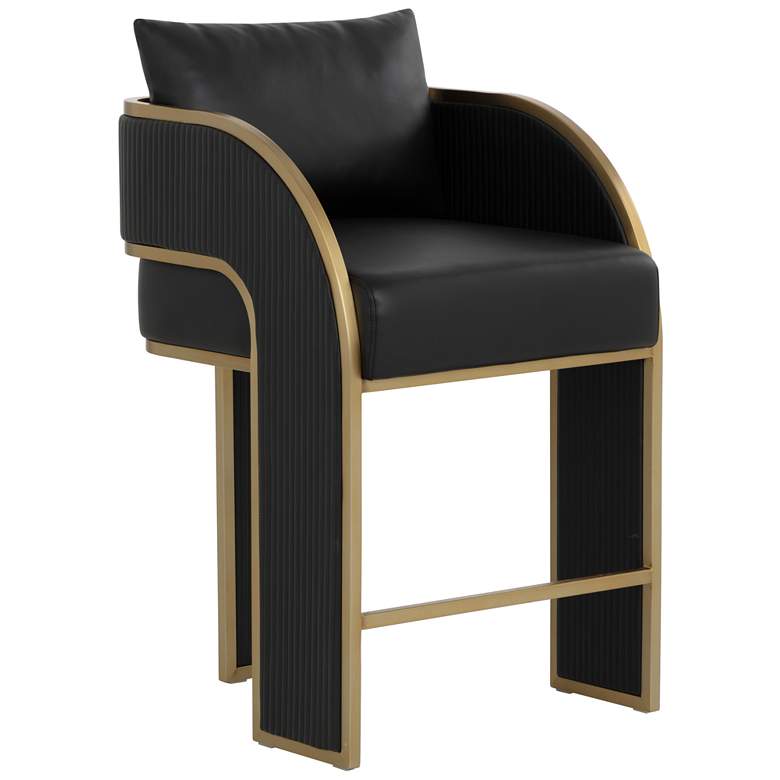 Image 1 Sunpan Baz Counter Stool Napa Black