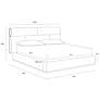 5_Sunpan Beckham Bed King Chacha Cream more views