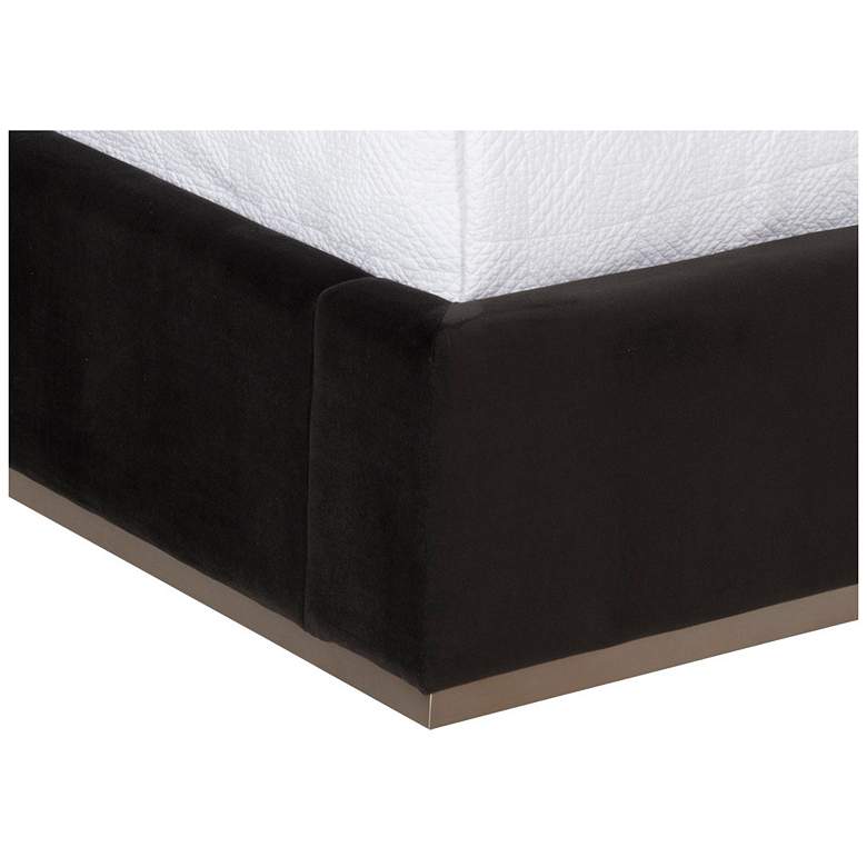 Image 3 Sunpan Beckham Bed Queen Quilted Abbington Charred Brown more views
