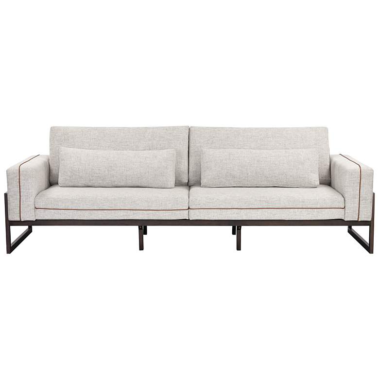 Image 2 Sunpan Belinda Sofa Rhapsody Greige more views