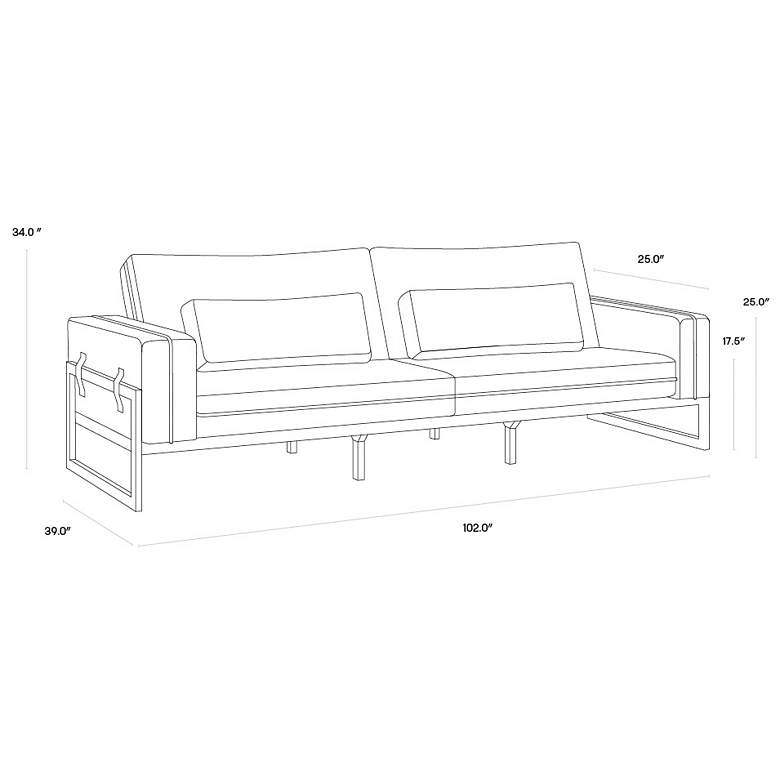 Image 7 Sunpan Belinda Sofa Rhapsody Greige more views
