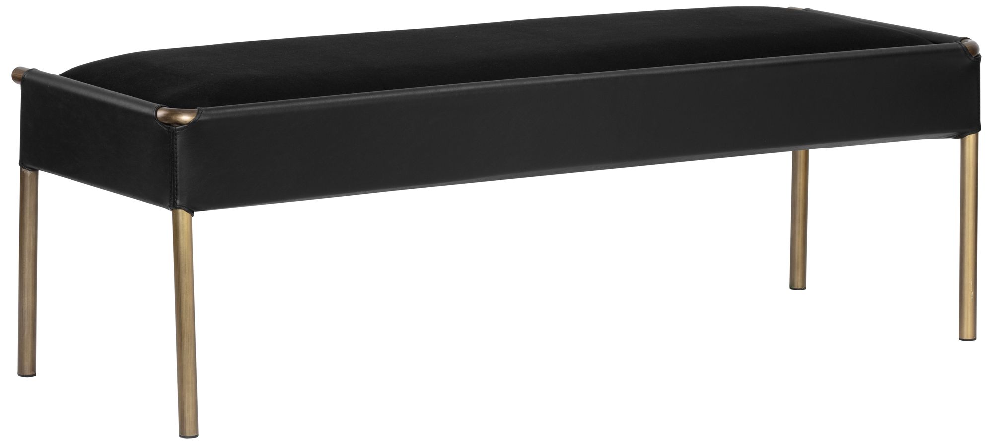 Image 2 Sunpan Bellevue Bench Abbington Black and Bravo Black more views