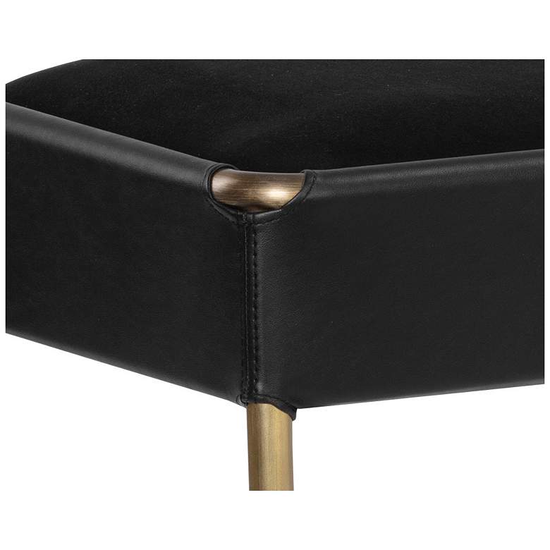 Image 6 Sunpan Bellevue Bench Abbington Black and Bravo Black more views