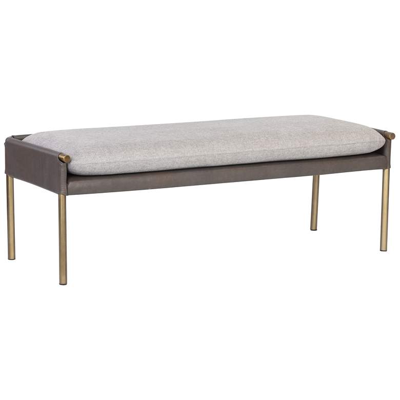 Image 1 Sunpan Bellevue Bench Belfast Heather Gray and Bravo Ash
