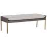 1_Sunpan Bellevue Bench Belfast Heather Gray and Bravo Ash