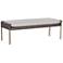 Sunpan Bellevue Bench Belfast Heather Gray and Bravo Ash