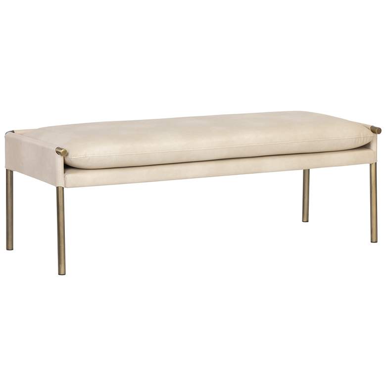 Image 1 Sunpan Bellevue Bench Bravo Cream