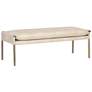 1_Sunpan Bellevue Bench Bravo Cream