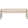 3_Sunpan Bellevue Bench Bravo Cream more views