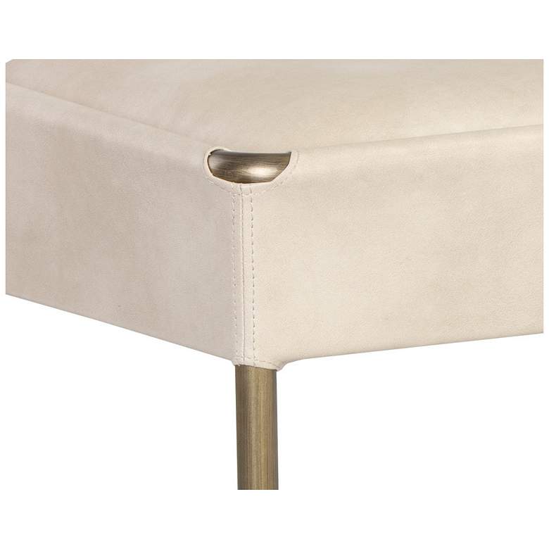 Image 6 Sunpan Bellevue Bench Bravo Cream more views