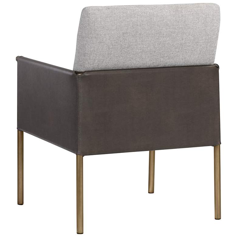 Image 5 Sunpan Bellevue Lounge Chair Belfast Heather Gray and Bravo Ash more views