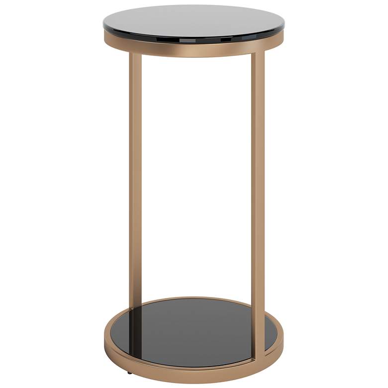 Image 1 Sunpan Benjamin End Table Antique Brass