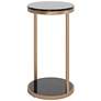 1_Sunpan Benjamin End Table Antique Brass