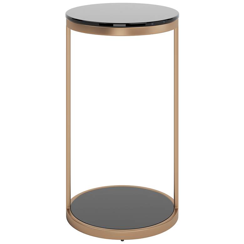 Image 2 Sunpan Benjamin End Table Antique Brass more views