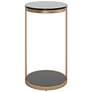 2_Sunpan Benjamin End Table Antique Brass more views