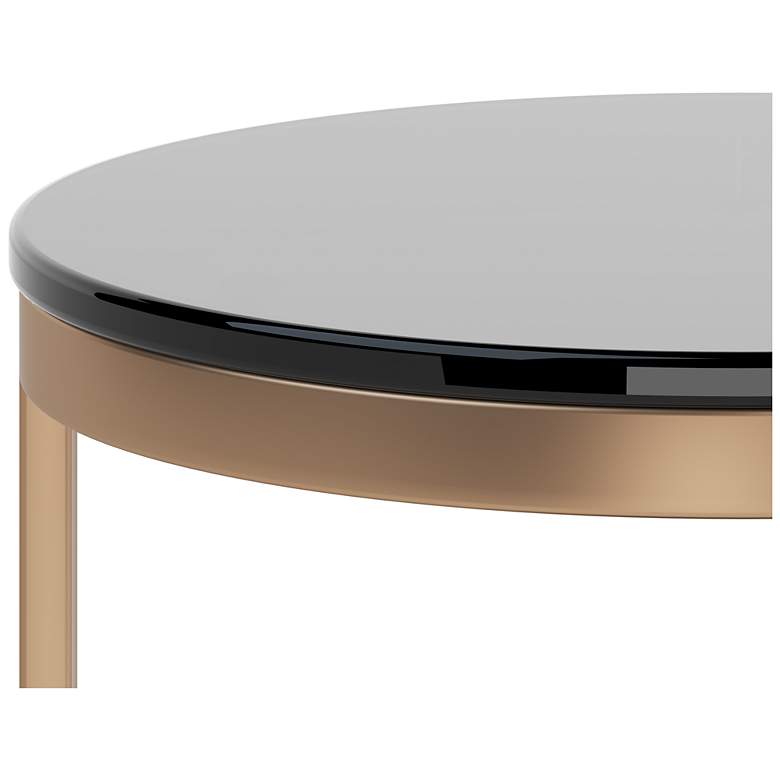 Image 4 Sunpan Benjamin End Table Antique Brass more views