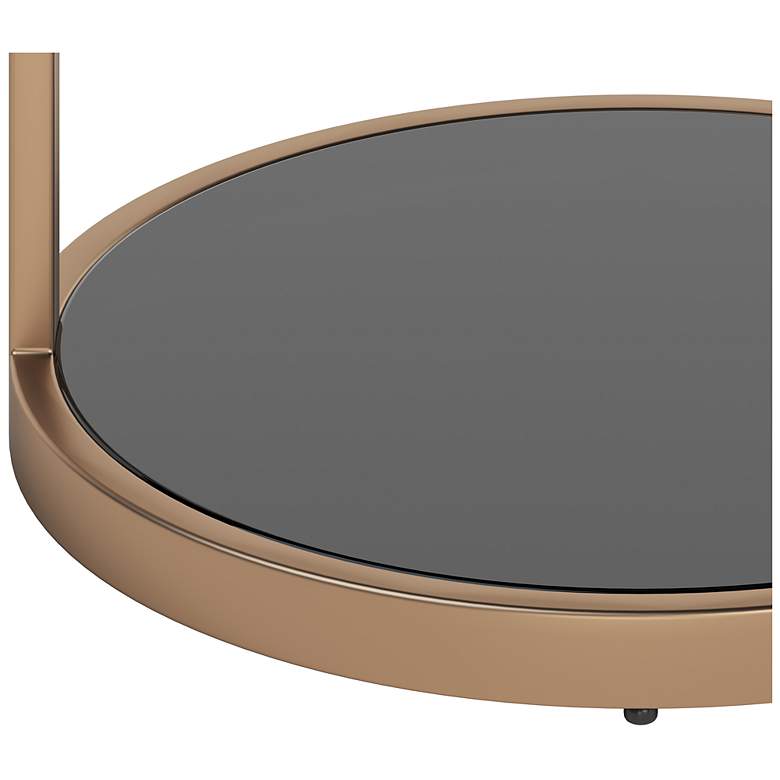 Image 5 Sunpan Benjamin End Table Antique Brass more views