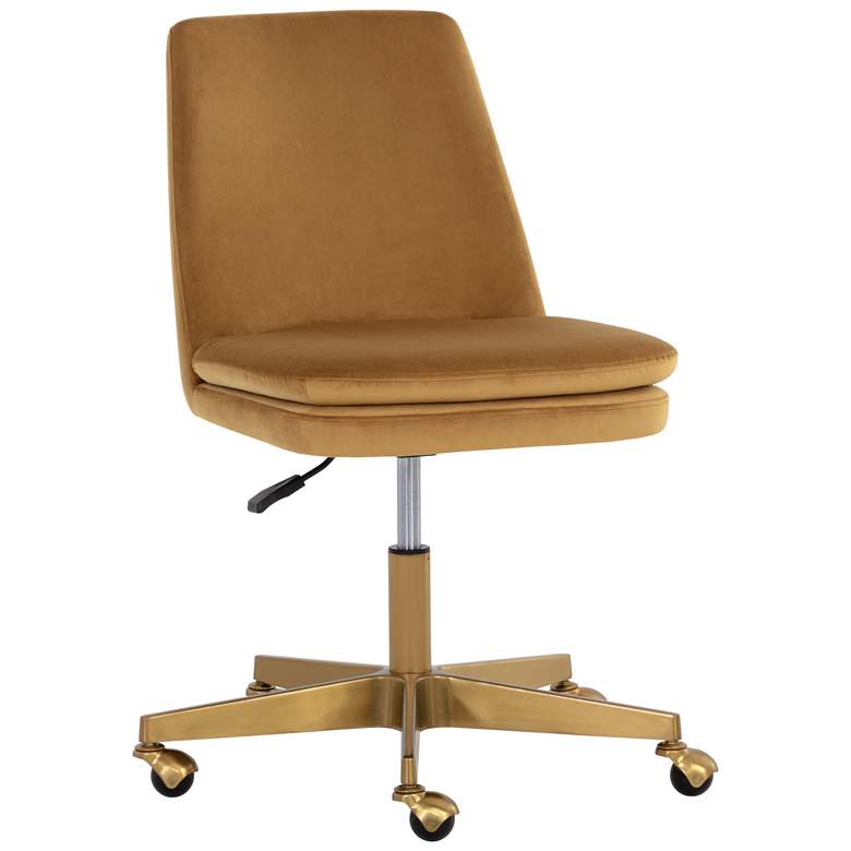 Image 1 Sunpan Berget Office Chair Gold Sky