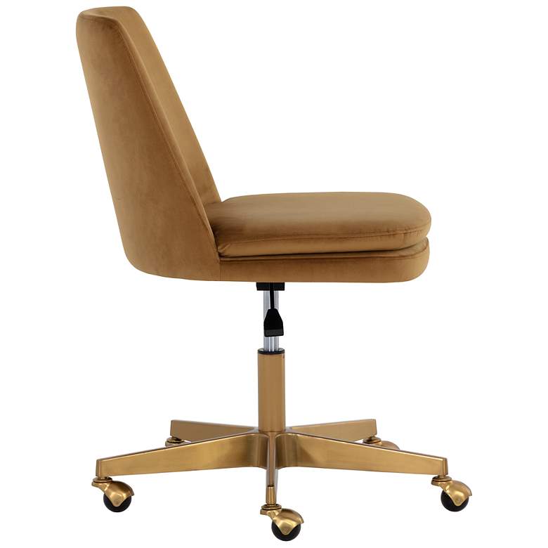 Image 3 Sunpan Berget Office Chair Gold Sky more views
