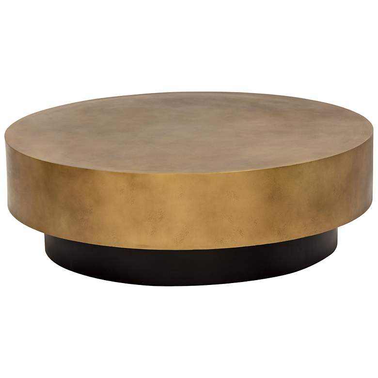 Image 2 Sunpan Bernaby Coffee Table Antique Brass more views