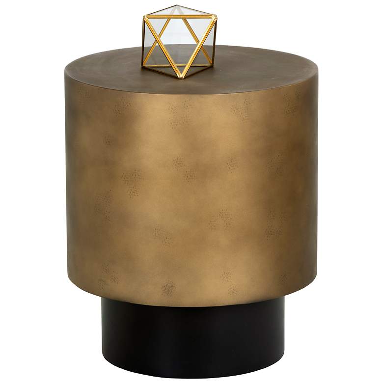 Image 2 Sunpan Bernaby End Table Antique Brass more views