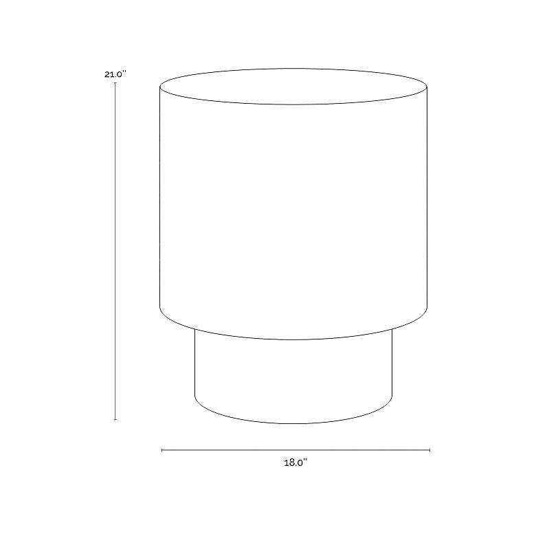 Image 7 Sunpan Bernaby End Table Gunmetal more views